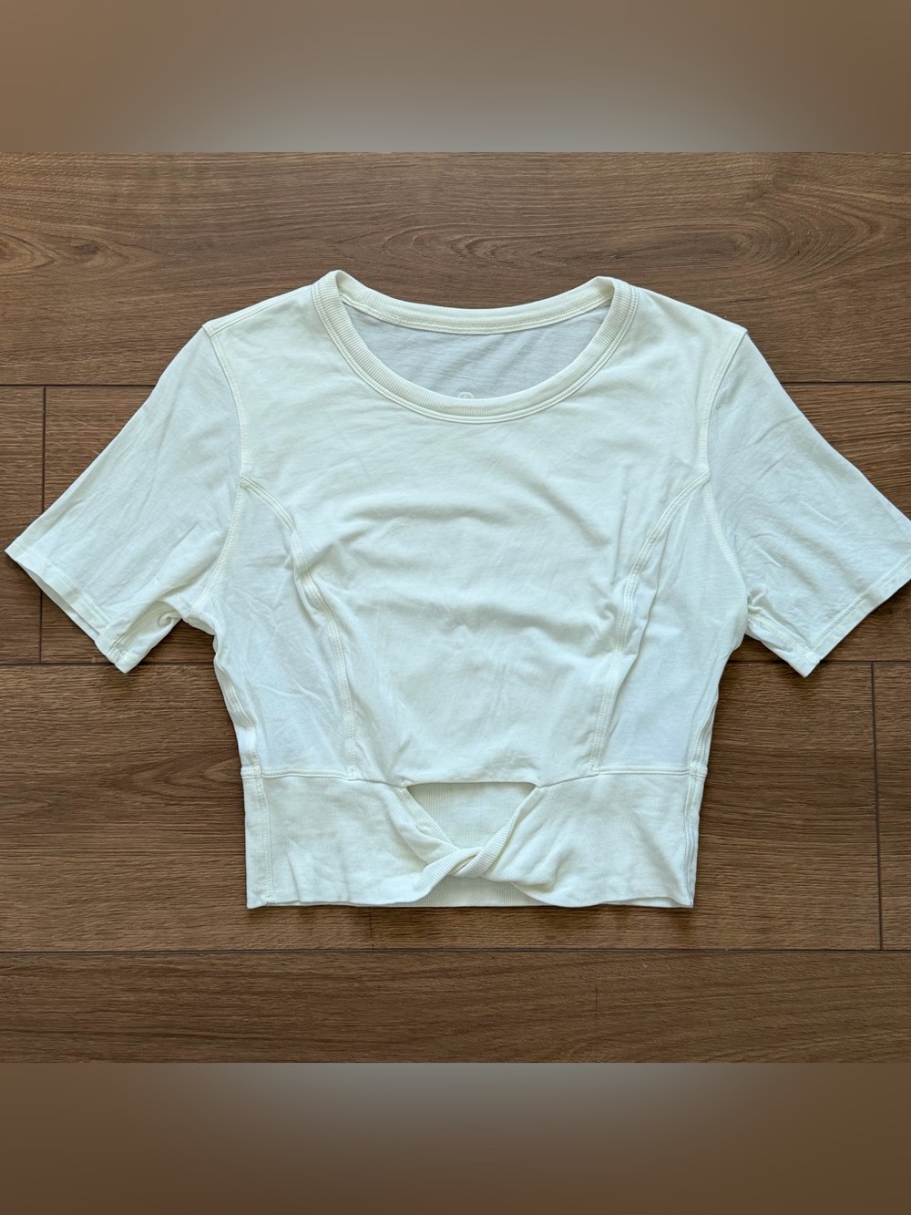 Lululemon Cropped Ribbed Top - Picture 3 of 5